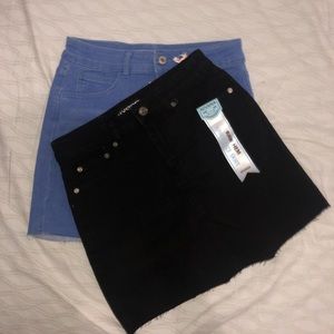 Two mini skirts